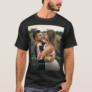 Tekst aangepast fotoscript t-shirt