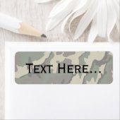  tekst, Camo-labels Etiket (Insitu)