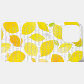  tekst en afbeelding modern citruspatroon Case-Mate iPhone case (Achterkant (horizontaal))