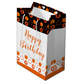 Tekst en kleuren personaliseren medium cadeauzakje (Voorkant Gekanteld)