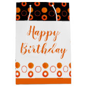 Tekst en kleuren personaliseren medium cadeauzakje (Voorkant)