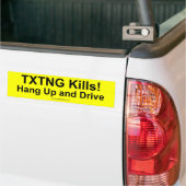 Tekst- en schijfstation Bumpersticker niet (Op Truck)