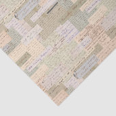  tekst Ephemera Tissuepapier (Detail)