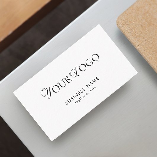 Tekst Horizontale Business Logo QR Code Company Visitekaartje