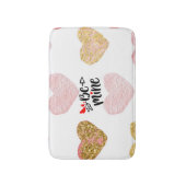 Tekst is van mij en harten badmat (Voorkant Verticaal)