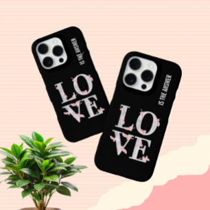 Tekst LIEFDE iPhone 16 Pro Hoesje