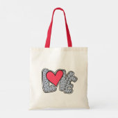 Tekst LIEFDE Tote Bag (Achterkant)