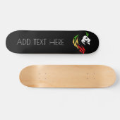TEKST Lonen TOEVOEGEN Skateboard (Horizontaal)