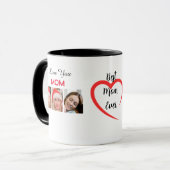 Tekst met Photo Coffee-Mok voor Moederdag Mok (Voorkant links)