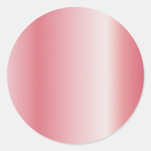 Tekst Monogram Naam Logo Rose Goud Blank toevoegen Ronde Sticker