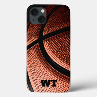 Tekst of Aangepast Basketball Jersey Nummer telefo iPhone 13 Hoesje