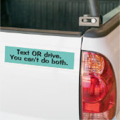 Tekst of station bumpersticker (Op Truck)