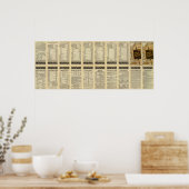 Tekst Pagina Sunset Route Poster (Keuken)