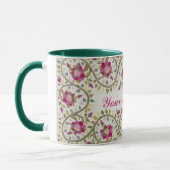 tekst, Peonies Pattern, William Morris Mok (Links)