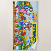 TEKST SCÈNE AAN HET STRAND IS TE SCHATTIG STRANDLAKEN (Voorkant)