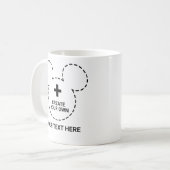 Tekst Sjabloon Koffiemok (Voorkant links)