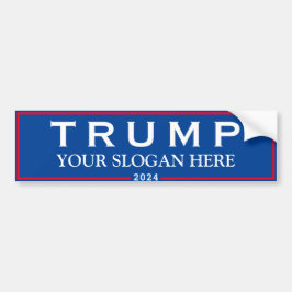  tekst/slogan Stemming over Trump 2024 Blauw/Rood Bumpersticker