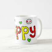 tekst, tekst, lettertype koffiemok (Voorkant rechts)