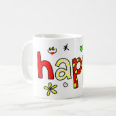 tekst, tekst, lettertype koffiemok (Voorkant links)