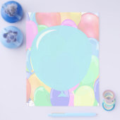 Tekst toevoegen aan ballon flyer (Enkel)