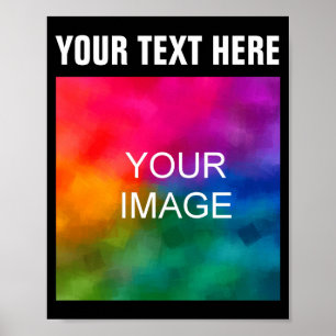 Tekst Upload Foto Jongens Kinderen Modern Sjabloon Poster