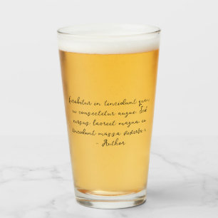 Tekst van aangepast citaatgedicht glas