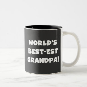 Tekst van de Opa van het best-est-Beste van de Tweekleurige Koffiemok