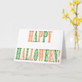 Tekst van het Halloween Festival Kaart (Gele Bloem)