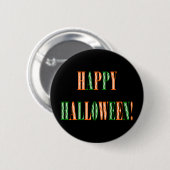 Tekst van het Halloween Festival Ronde Button 5,7 Cm (Voorkant /achterkant)