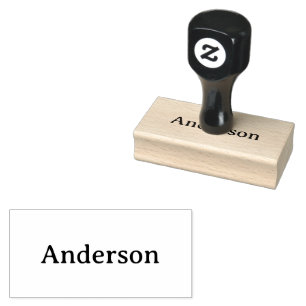 Tekst verwijderen Eigen ontwerp vervangen 1,5" x 3 Rubberstempel