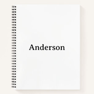 Tekst verwijderen & Eigen ontwerp vervangen 8,5" x Notitieboek