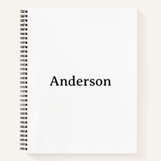 Tekst verwijderen & Eigen ontwerp vervangen 8,5" x Notitieboek