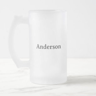 Tekst verwijderen Vervang eigen ontwerp 16 oz Matglas Bierpul
