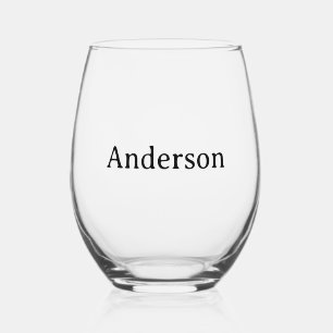 Tekst verwijderen Vervang eigen ontwerp 16 oz Wijnglas Zonder Voet