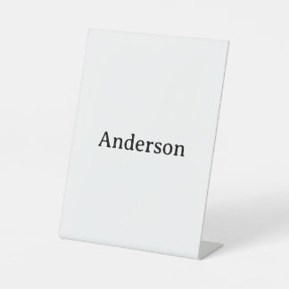 Tekst verwijderen Vervang eigen ontwerp 6" x 8" Pl Reclamebord Met Voetstuk