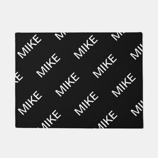  tekst | Vet Matig Zwart-wit Deurmat (Voorkant)