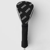  tekst | Vet Matig Zwart-wit Golfheadcover (Voorkant)