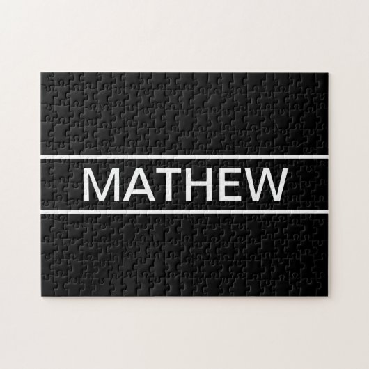 tekst | Vet Matig Zwart-wit Legpuzzel (Horizontaal)