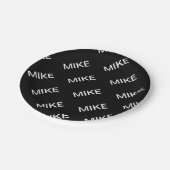  tekst | Vet Matig Zwart-wit Papieren Bordje (Gekanteld)