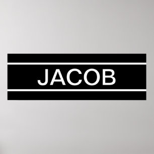  tekst   Vet Matig Zwart-wit Poster