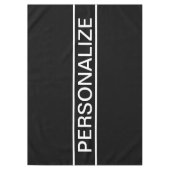  tekst | Vet Matig Zwart-wit Tafelkleed (Voorkant)