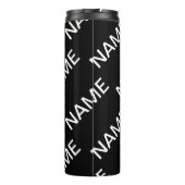  tekst | Vet Matig Zwart-wit Thermosbeker (Achterkant)