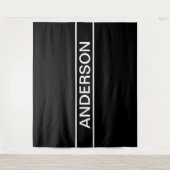 tekst | Vet Matig Zwart-wit Wandkleed (Voorkant)