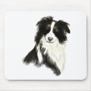 Tekst voor aangepaste naam Kader Collie Dog Pet Muismat