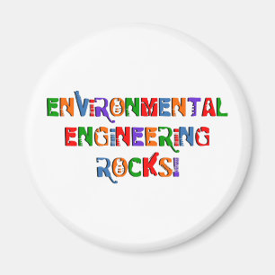 Tekst voor Environmental Engineering Rocks Magneet