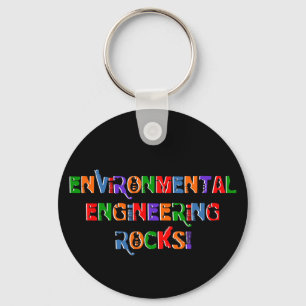 Tekst voor Environmental Engineering Rocks Sleutelhanger