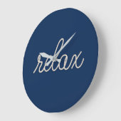 Tekst voor RELAX Rope op blauw Grote Klok (Hoek)