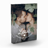 Tekst voor Retro | Liefde met een hart Fotoblokken (Links)