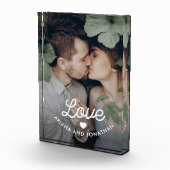 Tekst voor Retro | Liefde met een hart Fotoblokken (Rechts)