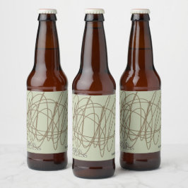 tekst - Werk in uitvoering Bier Etiket